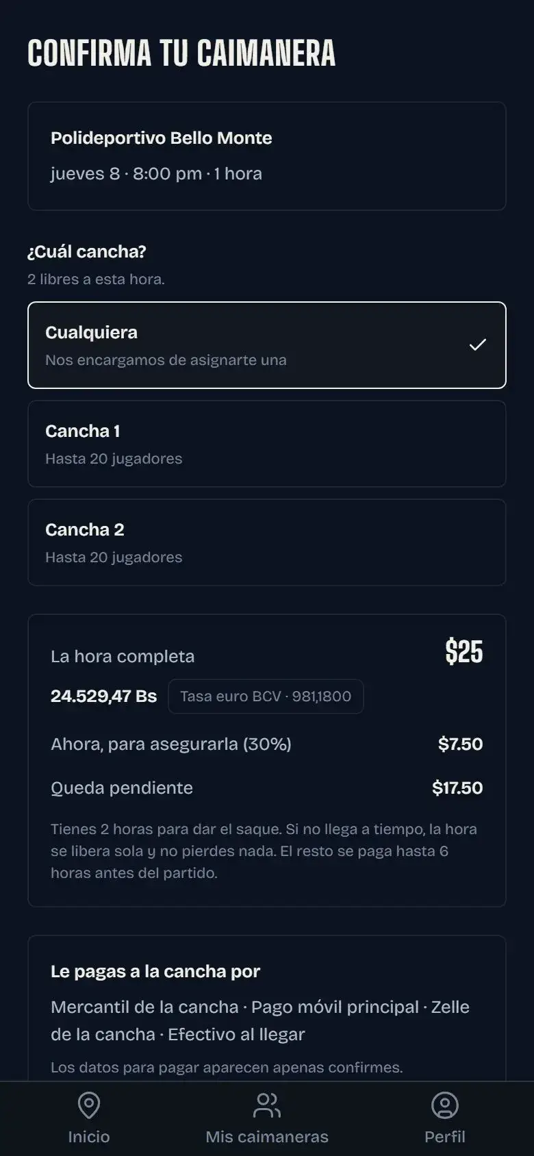 Confirmar la caimanera: el saque del 30 % y lo que queda pendiente