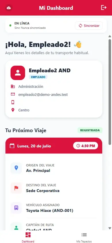 App del empleado: su próximo viaje